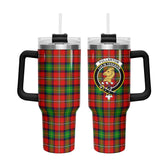 Fullarton Tartan Crest 40 oz Insulated Tumbler with Handle